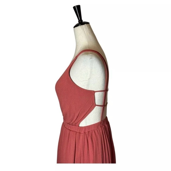 Lulu’s Rusty Rose Lost in Paradise Size XS Maxi Dress NWT - Picture 4 of 10